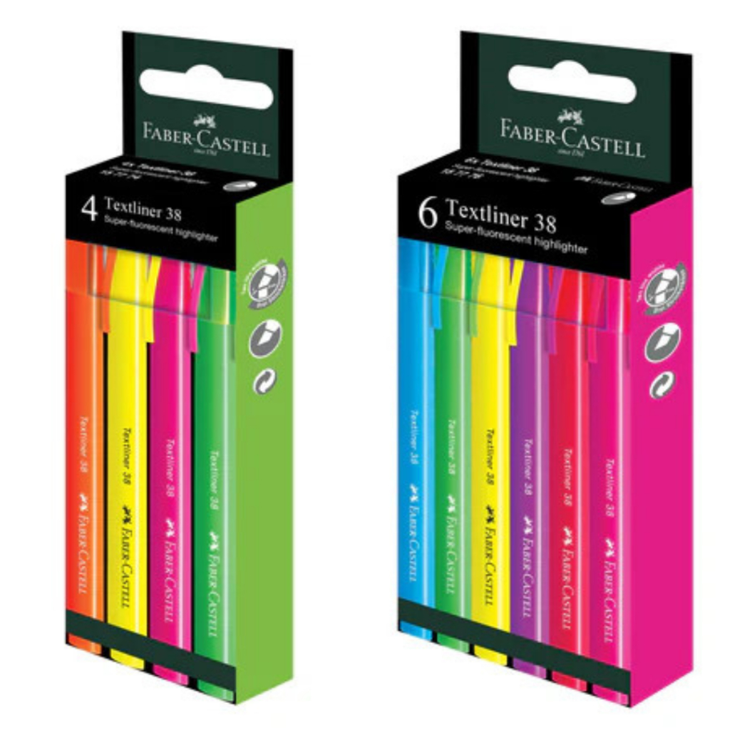 Faber Castell HL Textliner 38 Kotak 4/6pcs | Shopee Malaysia