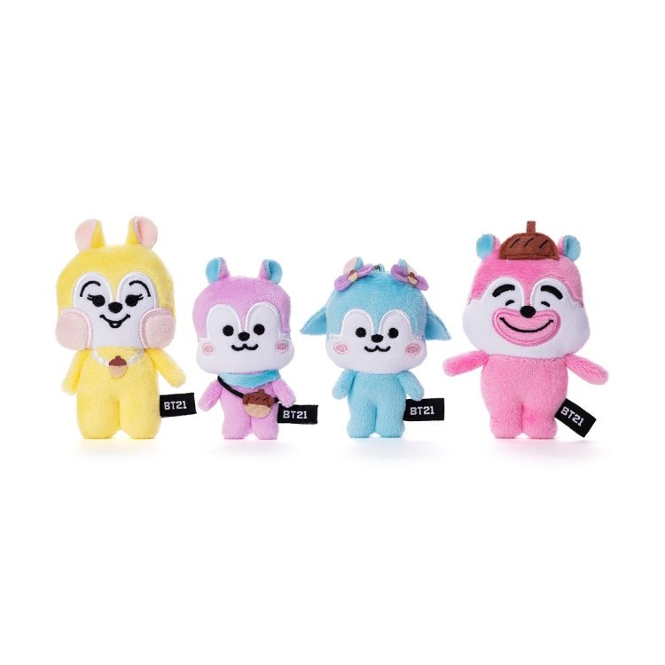 BTS BT21 MANG Family Plush Mascot set Line Friends Official 2024 from ...