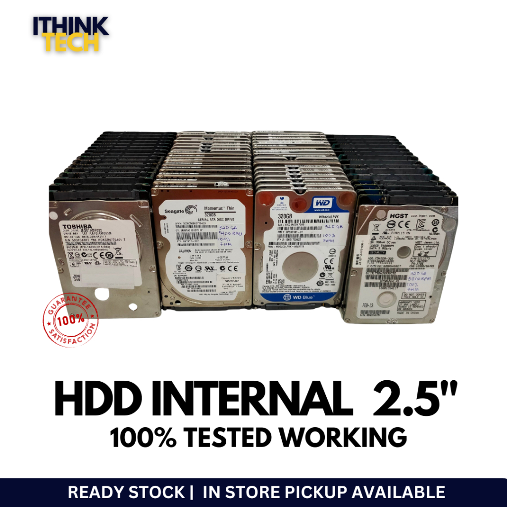100% Tested Desktop Laptop HDD 2TB 1TB 500GB 250GB 300GB 320GB 2.5 ...