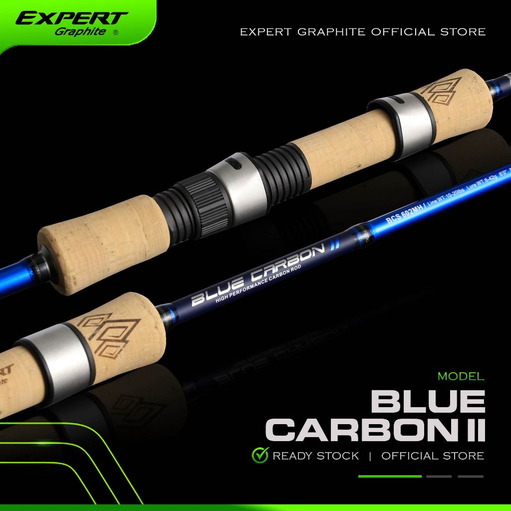 Expert Graphite Blue Carbon II FRESHWATER Rod | Shopee Malaysia