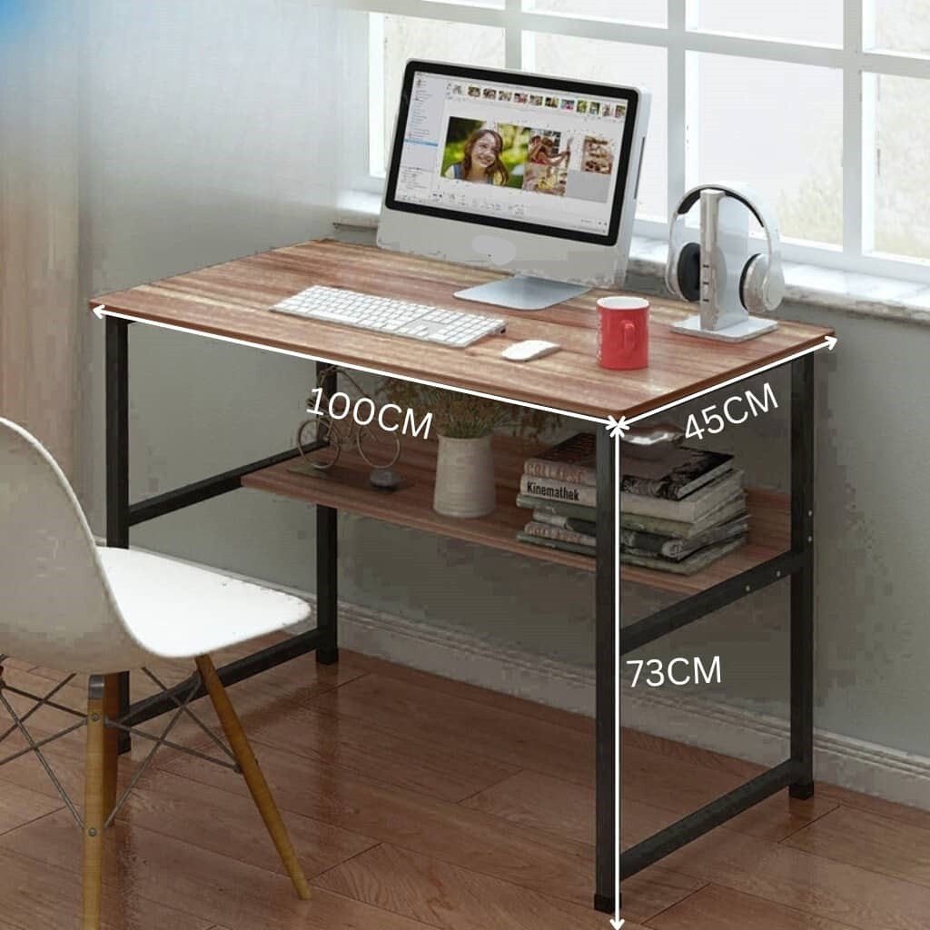 Computer Table Student study Desk simple modern writing desk meja jepun ...