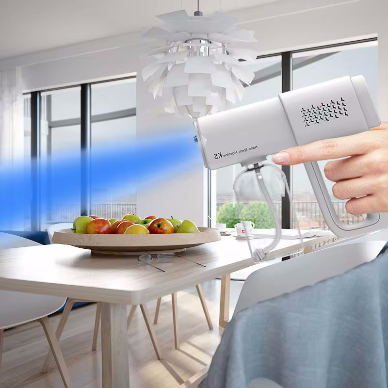 Spray Gun Wireless Rechargeable Disinfection Sprayer Nano Blue Ray ...