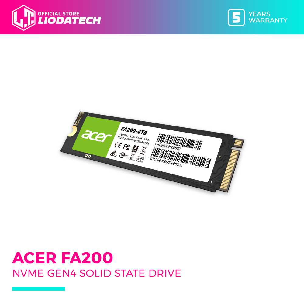 Ssd 2tb Acer FA200 M.2 2280 NVMe PCIe Gen4 X4 - - Toko Komputer