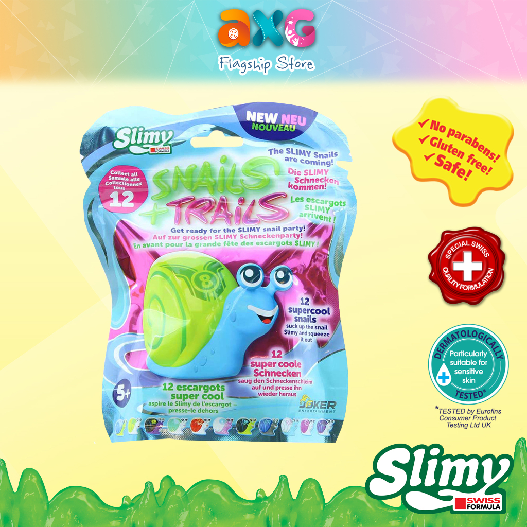 Slimy Snail and Trails Slime Assortment Pack - Assorted Color Design ...