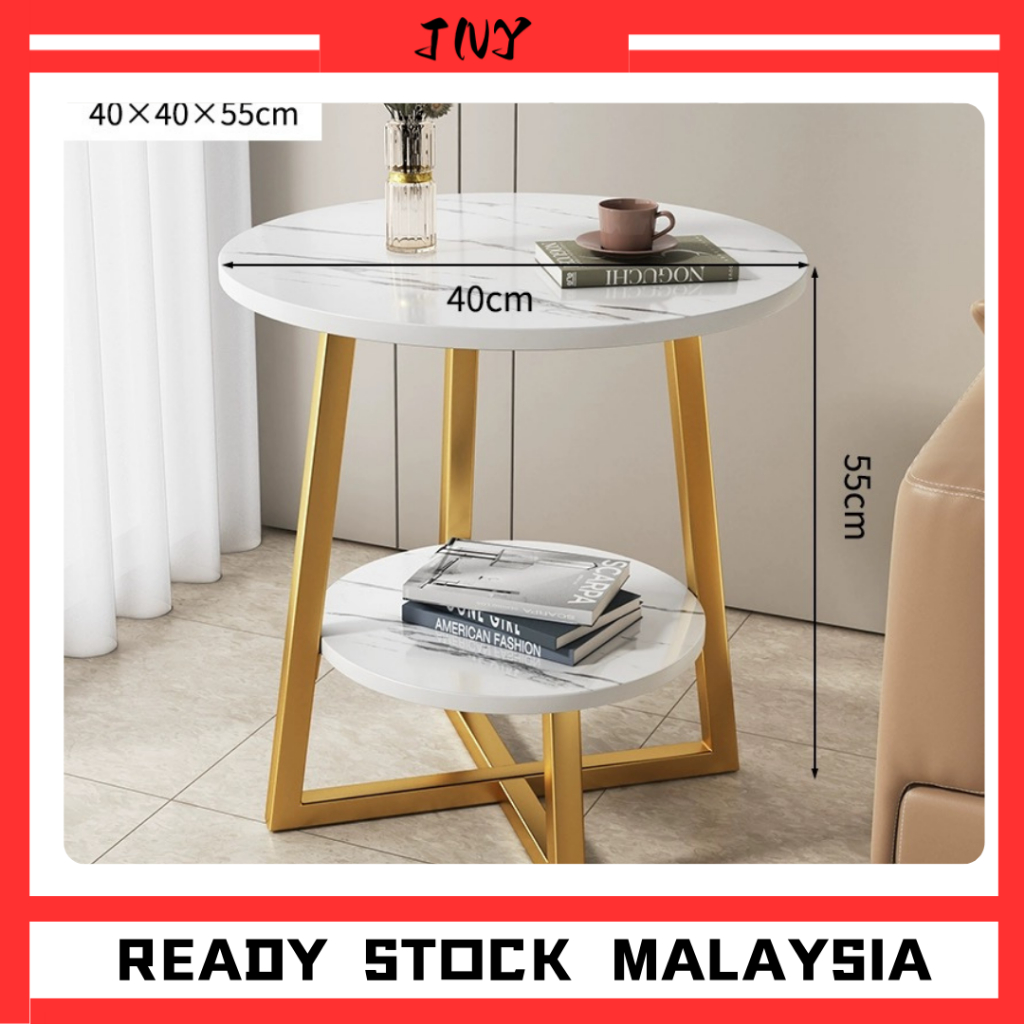 Coffee Table Side Table Small Table With Marble Strap Surface Modern ...