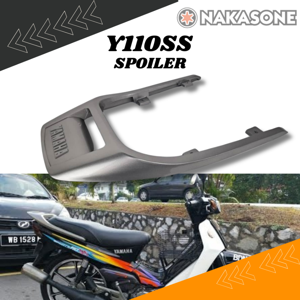 YAMAHA Y110SS SPOILER [ ONLY ] / REAR SPOILER / L BAR [ ALLOY ] #READY ...