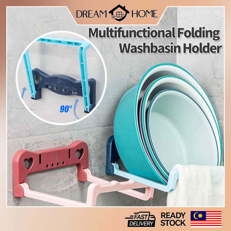 Magic Wash Basin Holder Toilet Punch-Free Washstand Basin Stand ...