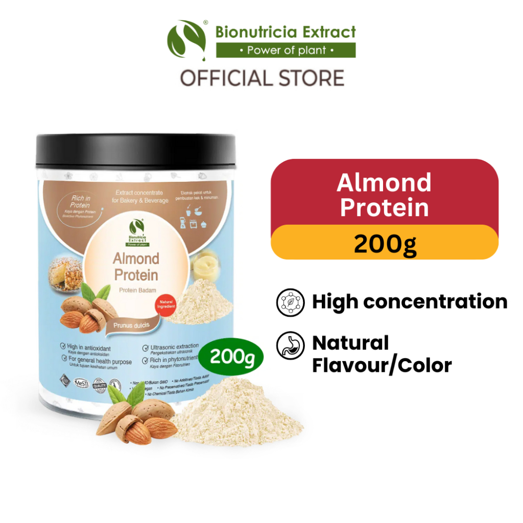 Bionutricia Almond Protein Powder Drinks 200g | Shopee Malaysia