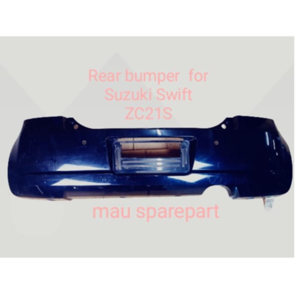 REAR BUMPER SUZUKI SWIFT 2005, BLACK,WHITE,RED AND BLUE ( SECONDHAND ...
