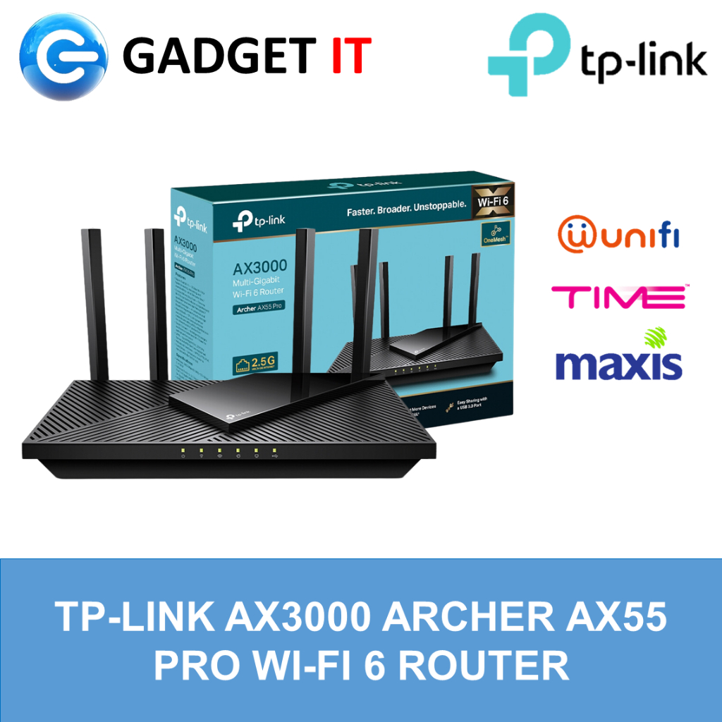 TP-LINK AX3000 ARCHER AX50 / ARCHER AX53 / ARCHER AX55 / ARCHER AX55 ...