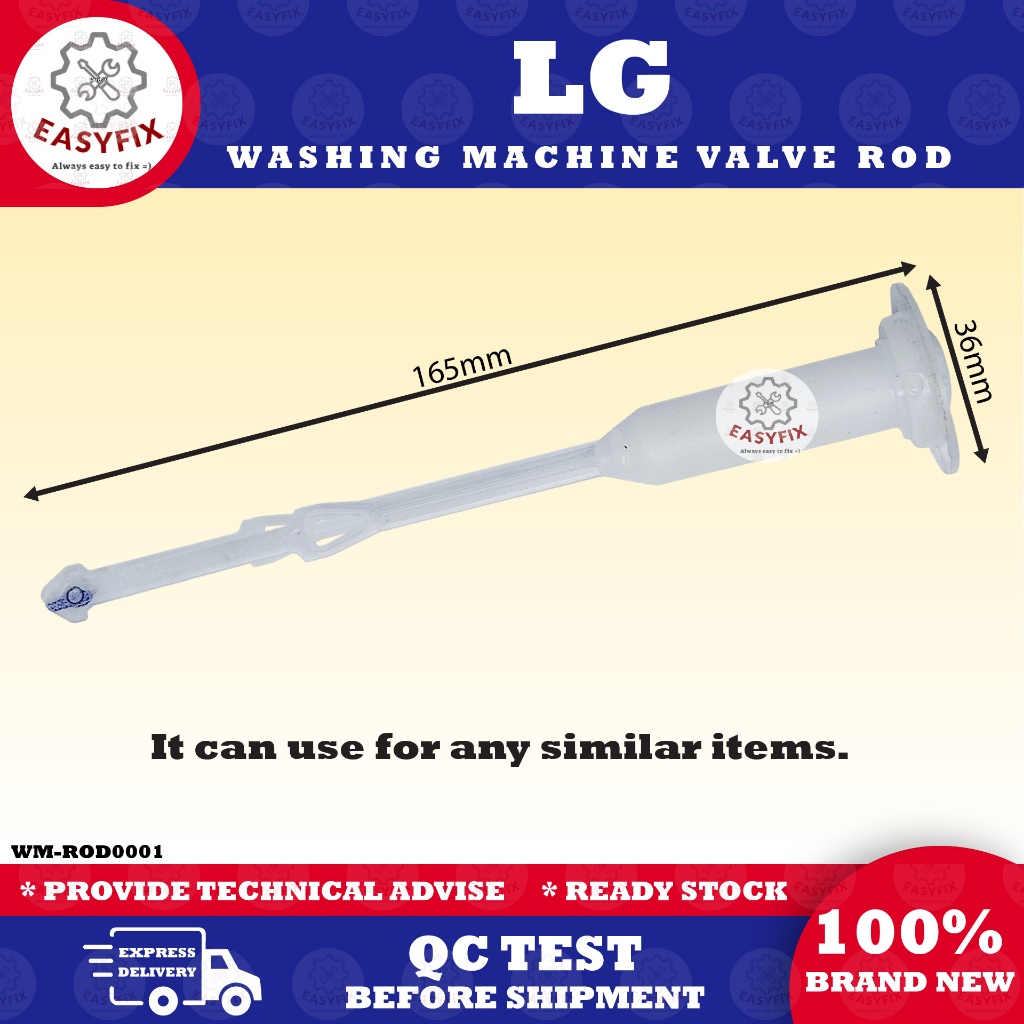 LG WASHING MACHINE VALVE PACKING ROD ROD PLASTIK TARIK GETAH BUANG AIR ...