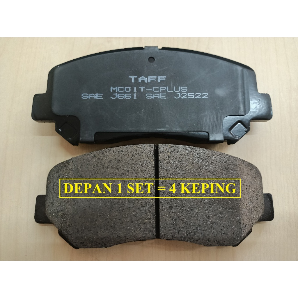 MAZDA CX-5 BRAKE PAD KE/KF 2.0/2.5 NA -- FRONT (ADVANCED CERAMIC - NO