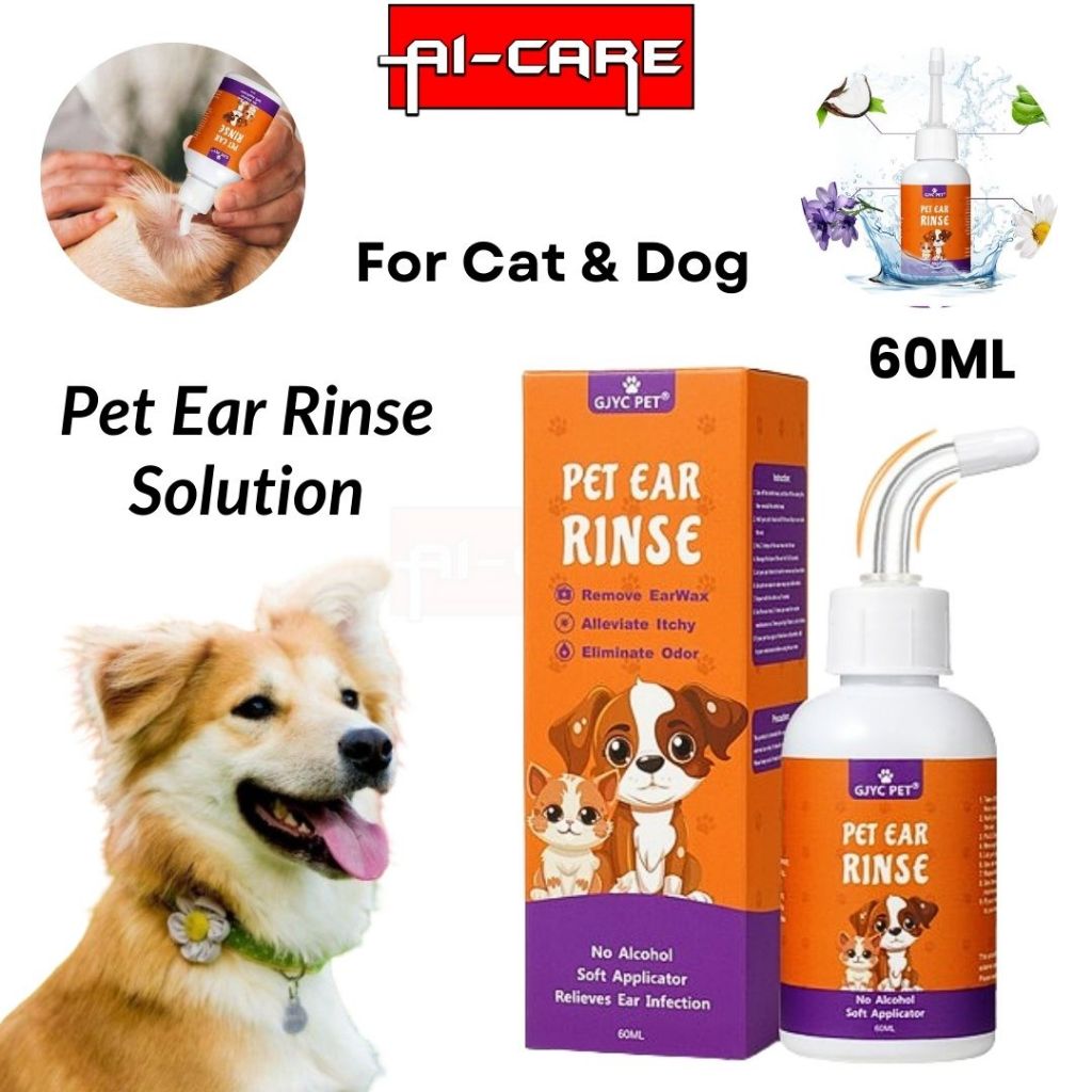 Pet Ear Rinse Solution For Cat And Dogs Ear Cleansing Liquid Prevent ...
