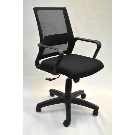 Ergonomic chair with well ventilated Netting backrest and height ...