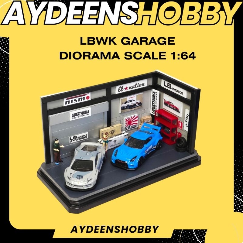 DIORAMA LBWK GARAGE SCALE 1:64 DIECAST HOT WHEELS | Shopee Malaysia