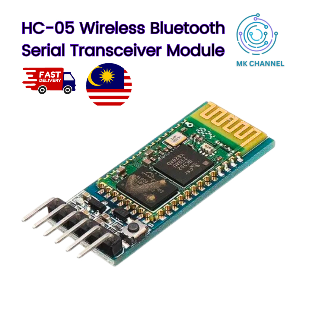 HC-05 Wireless Bluetooth Serial Transceiver Module | Shopee Malaysia