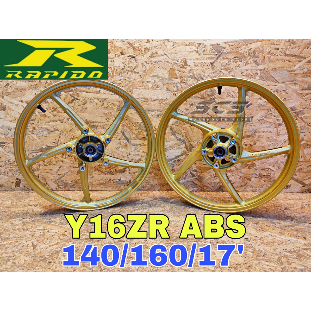 Sport Rim Y16ZR ABS New RAPIDO 501 160/160/17' Yamaha Y15ZR Y15 Ysuku ...