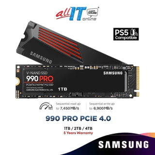 Samsung M.2 NVMe 990 PRO SSD (1TB/2TB) MZ-V9P1T0BW MZ-V9P1T0CW MZ-V9P2T0BW