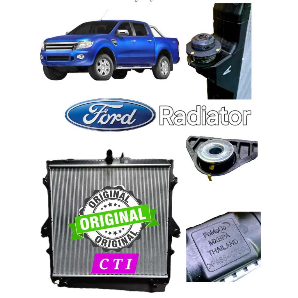 FORD RANGER (ORIGINAL) T6 T7 2.2/3.2 (26MM) AUTO/MANUAL RADIATOR TANGKI ...