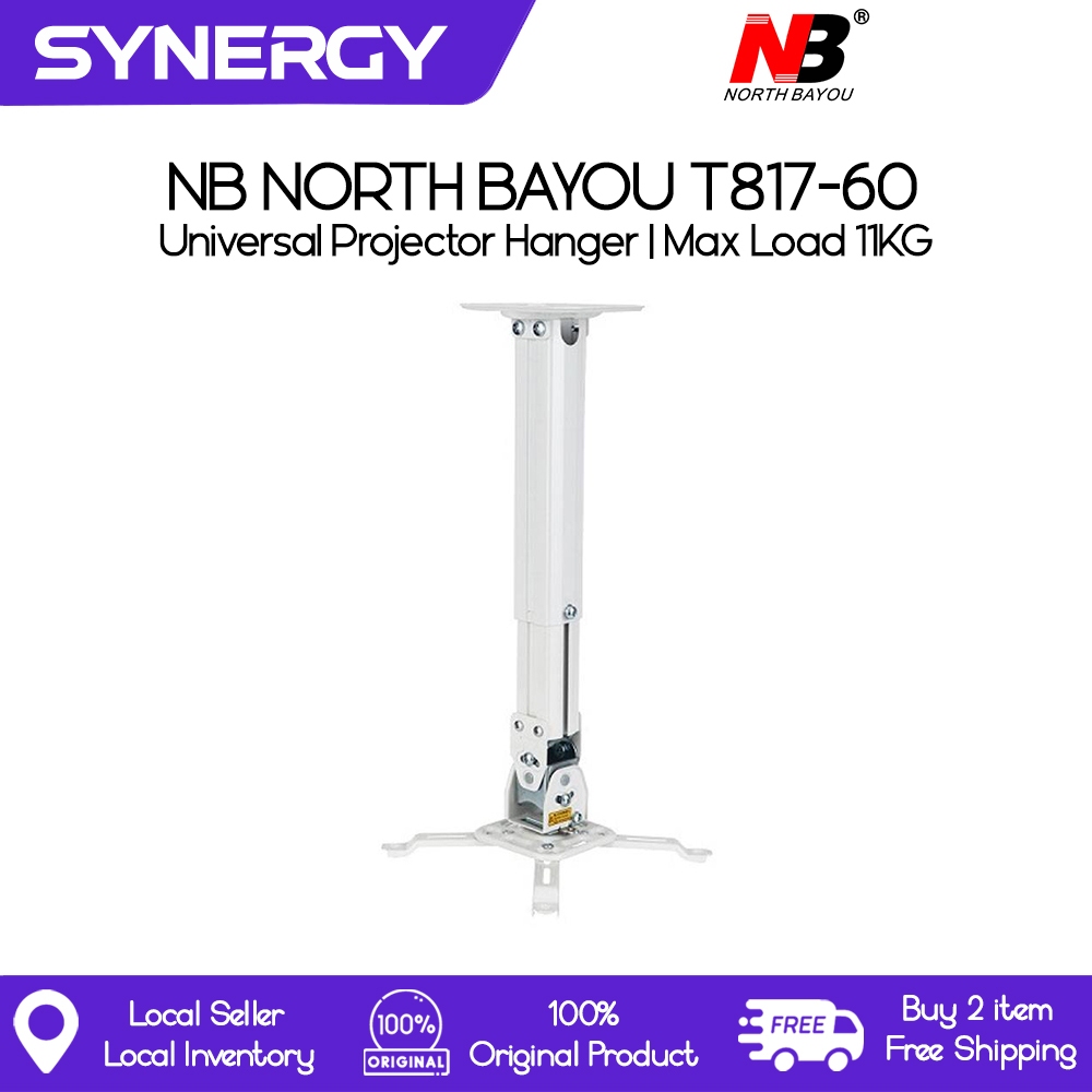 NB North Bayou T81760 Universal Projector Bracket Ceiling Mount Kit
