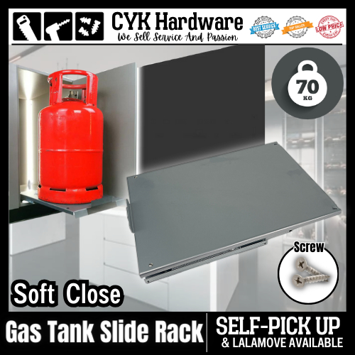 AXE™ Soft Close Gas Tank Holder Kitchen Cabinet Gas Cylinder roller ...