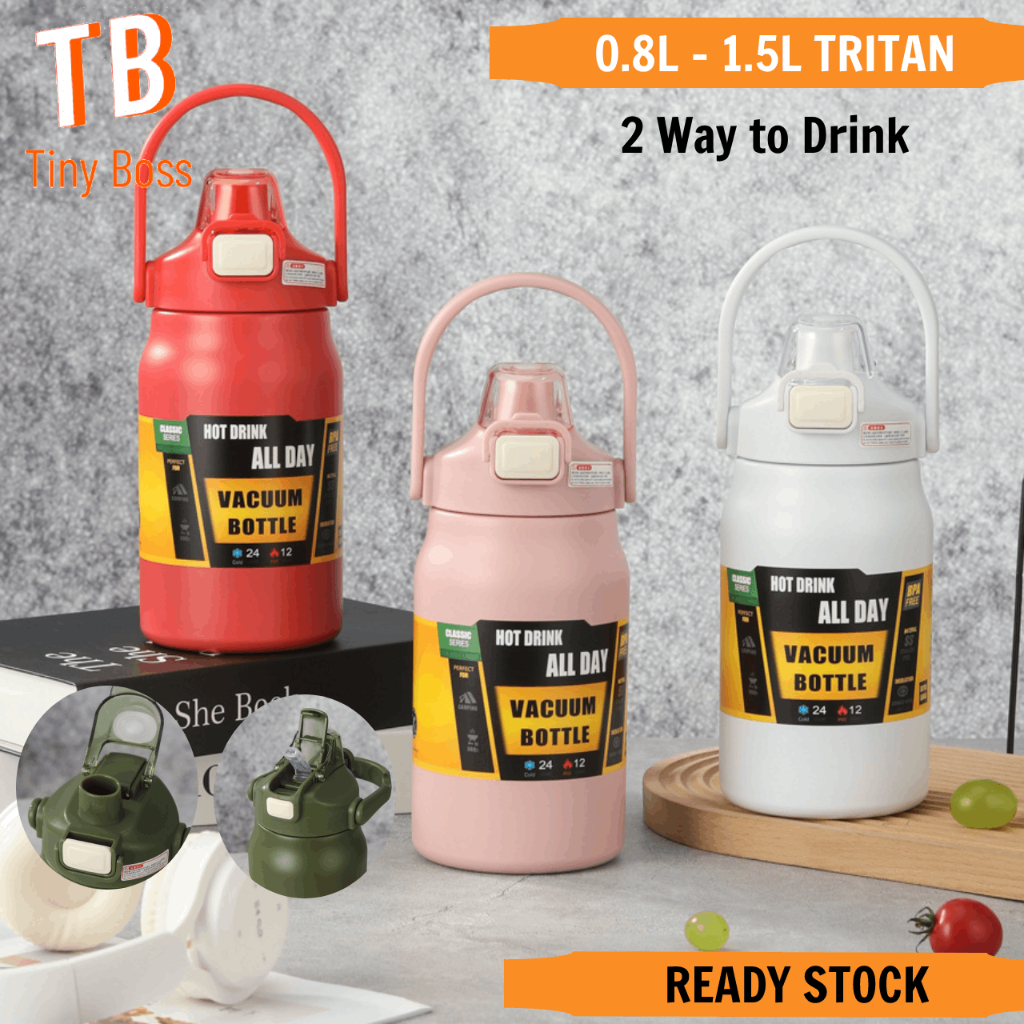 NEW Tumbler SUS 304 Stainless Steel Thermos Cup Mug Bottle 2 Way Vacuum ...