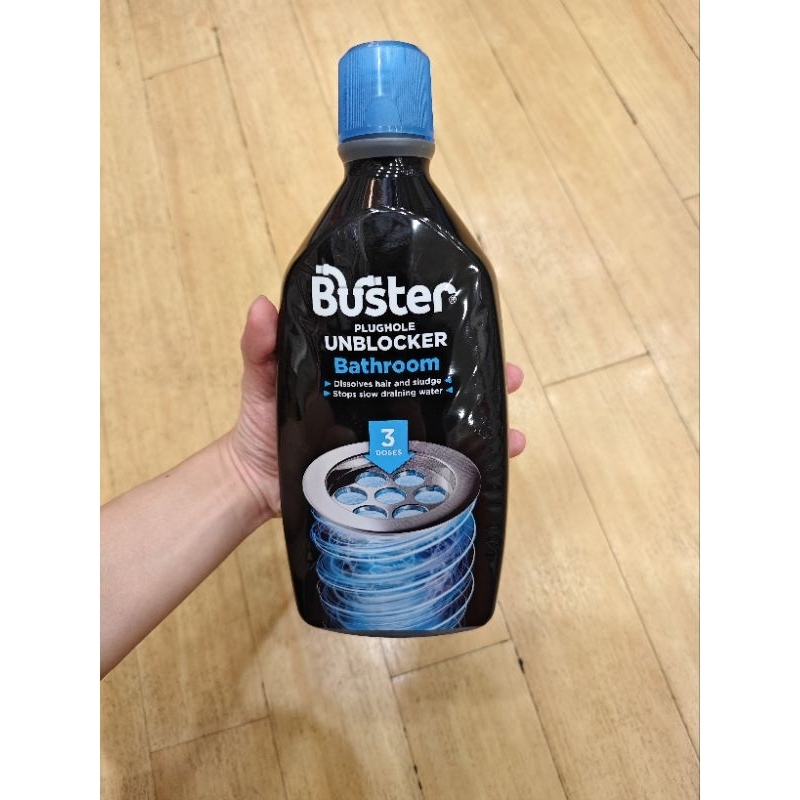 🇬🇧 BUSTER Professional Plughole Unblocker Shower & Bath - 900ML | Shopee Malaysia