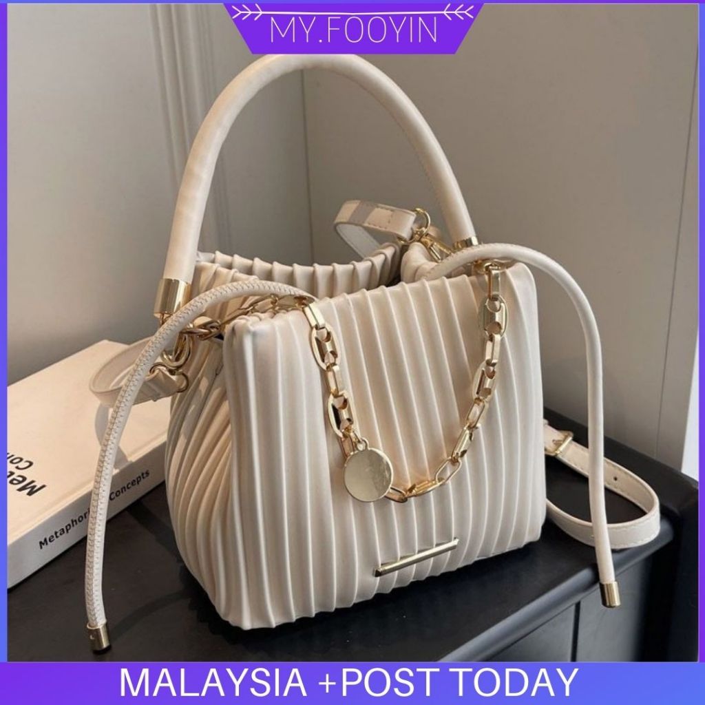 SAFERIDO 2025 Underarm Fashion Casual Bowling Bag Women's popular Korean Edition ins Trend Handbag Premium Versatile Shoulder Bag