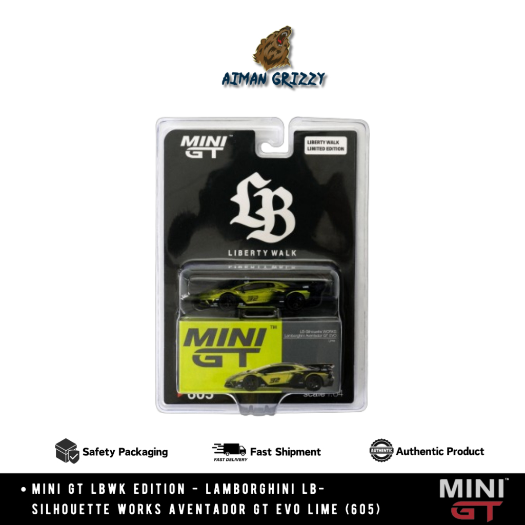 Mini GT LBWK Edition #605 Lamborghini LB-Silhouette Works Aventador GT ...