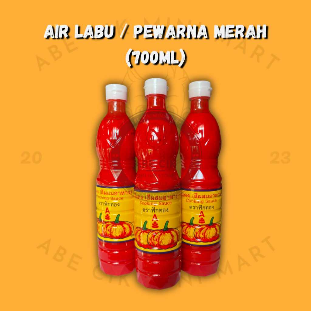 (Clear Stok Exp 2026) Air Labu Sos Labu Pewarna Merah Masakan Thailand ...