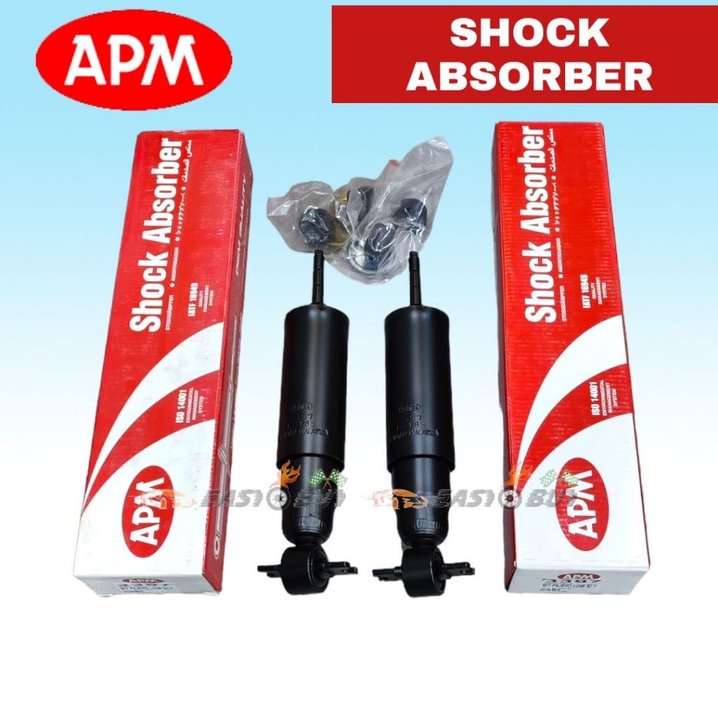 ORIGINAL APM (OIL) SHOCK ABSORBER (FRONT DEPAN) - MITSUBISHI PAJERO ...