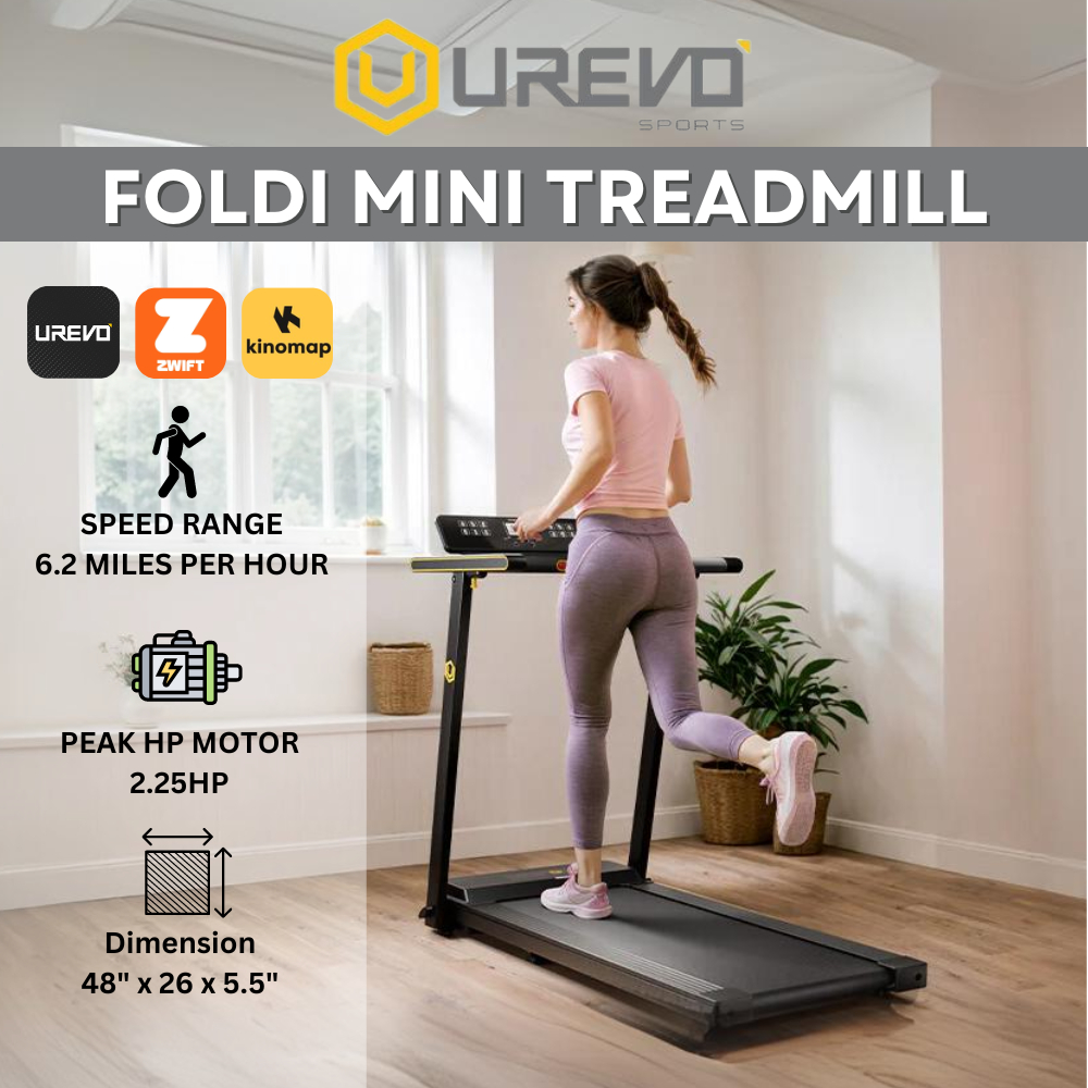 Urevo Foldi mini Treadmill (Most Effective Running Modes of Reducing ...