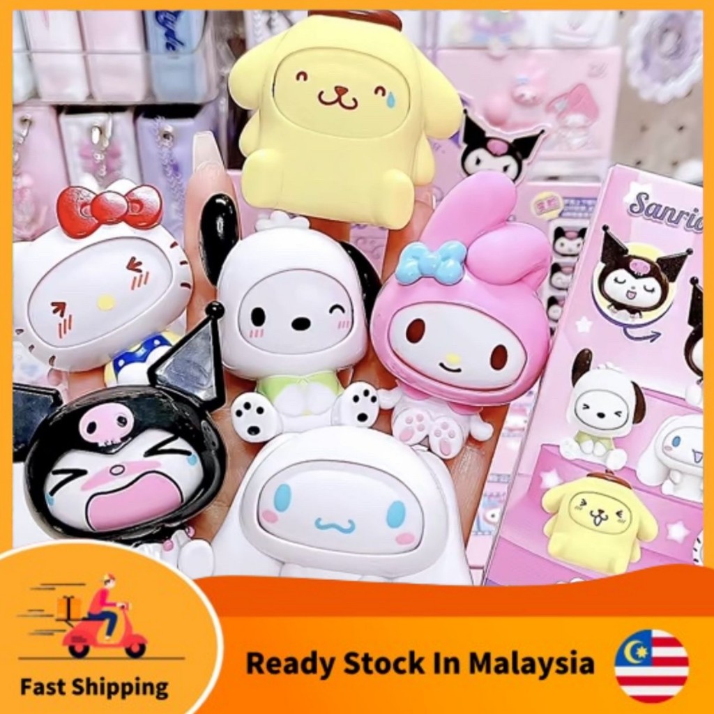 Sanrio Face Changing Doll Series Blind Box Kuromi Cinnamoroll Hello ...