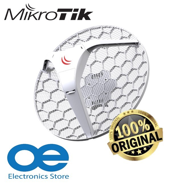 MikroTik RBLHGG-60ad LHG 60G Gigabit Port 60GHz Setups Connections Up ...