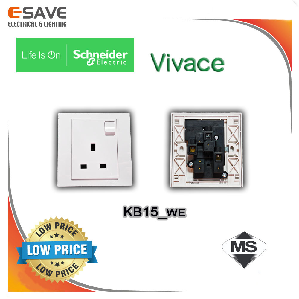Schneider Electric Vivace 16AX Series Swithes & Sockets (White ...
