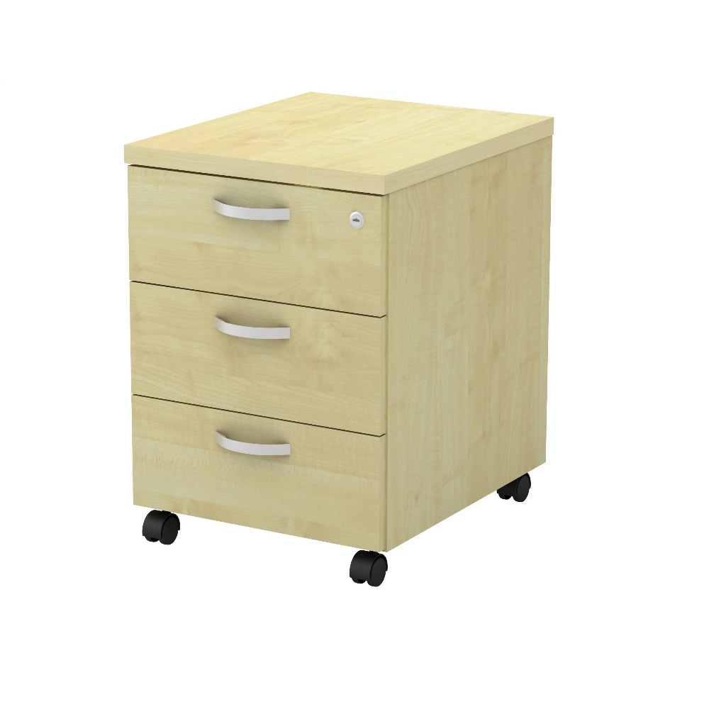 Mobile Pedestal Storage Units: 3-Drawer, 4-Drawer, 2D1F, and 1D1F (DIY ...