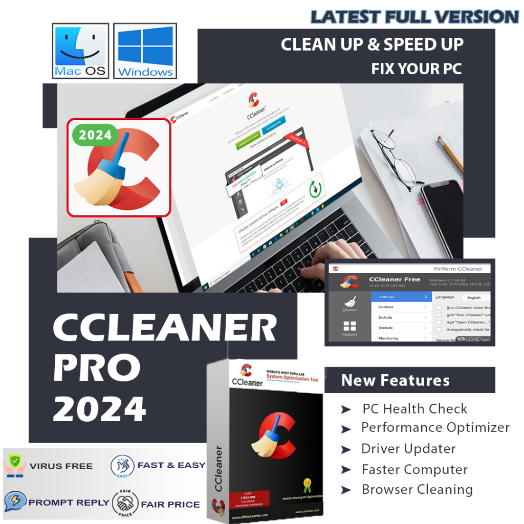 CCleaner Pro 6.25 Latest Full Version | Lifetime Version | PC Cleaning ...