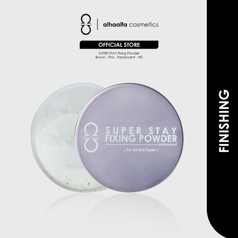 Original Alha Alfa - Super Stay Fixing Powder (Loose Powder) | Shopee ...