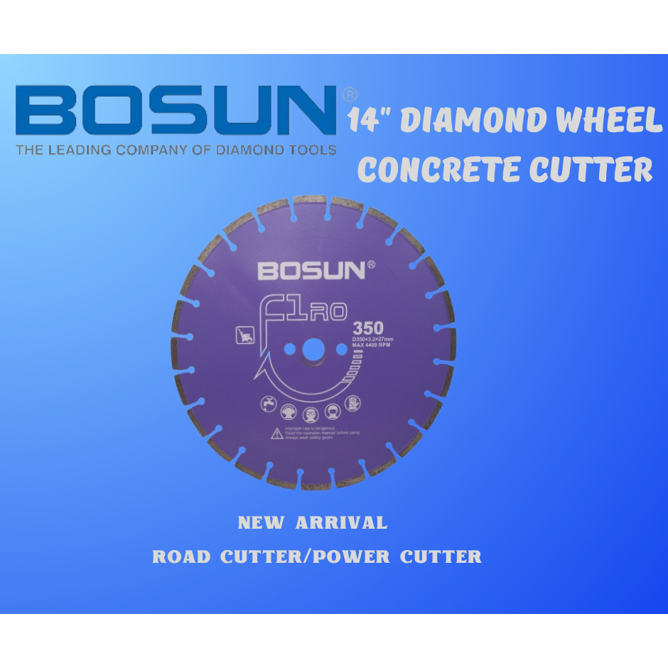 BOSUN 14'' F1RO 350mm Diamond Wheel | Shopee Malaysia