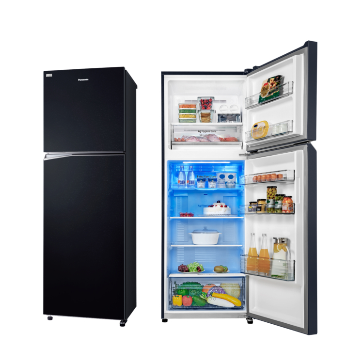 Panasonic 395L Inverter 2-Door Top Freezer Refrigerator NR-TL381BPKM ...