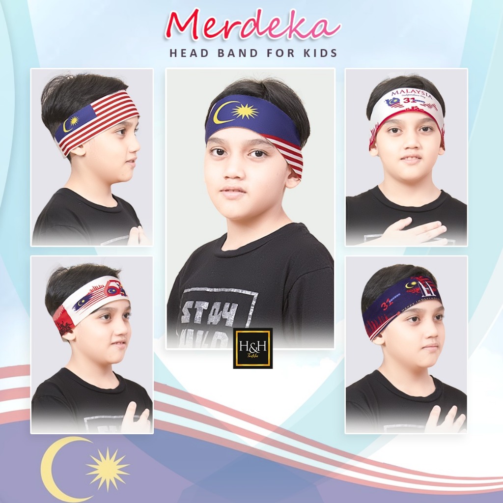 MERDEKA HEADBAND MALAYSIA BENDERA - Pengikat Kepala Merdeka 2024 KANAK ...