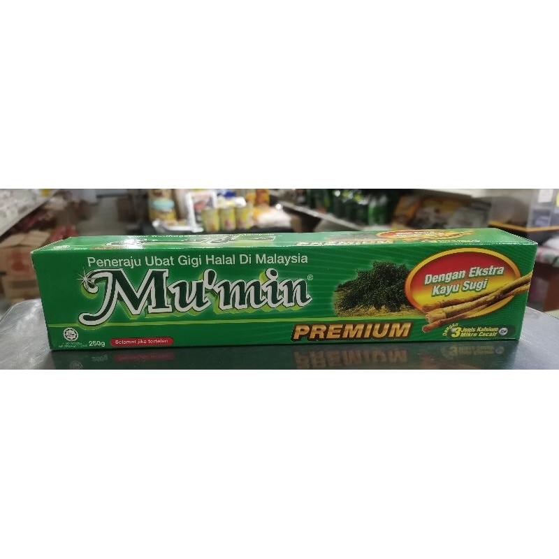HALAL/TEMPATAN/LOCAL/TOOTHPASTE PREMIUM MU`MIN UBAT GIGI KAYU SUGI 250G ...
