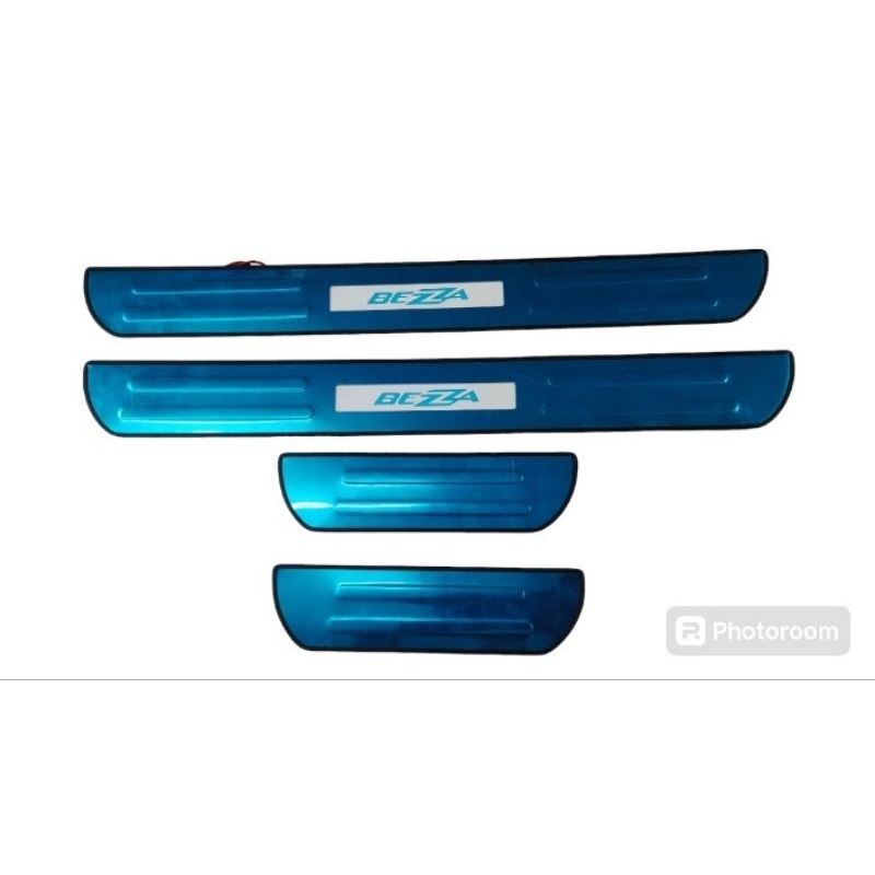 Door Side Step/Side Steel Plate Perodua Bezza With LED Blue (2pcs ...