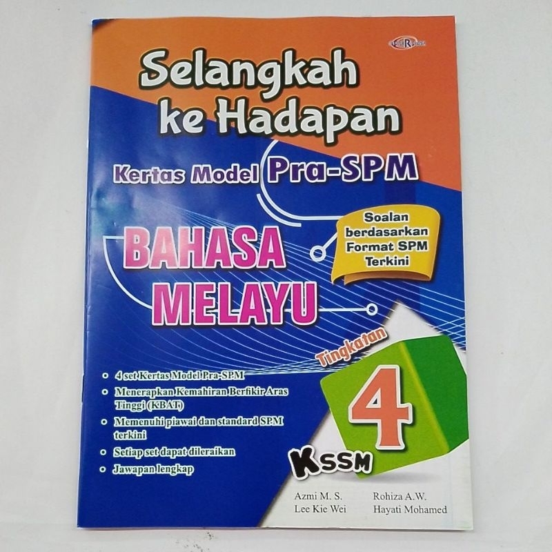 Selangkah Ke Hadapan Kertas Model Pra Spm Bahasa Melayu Tingkatan 4