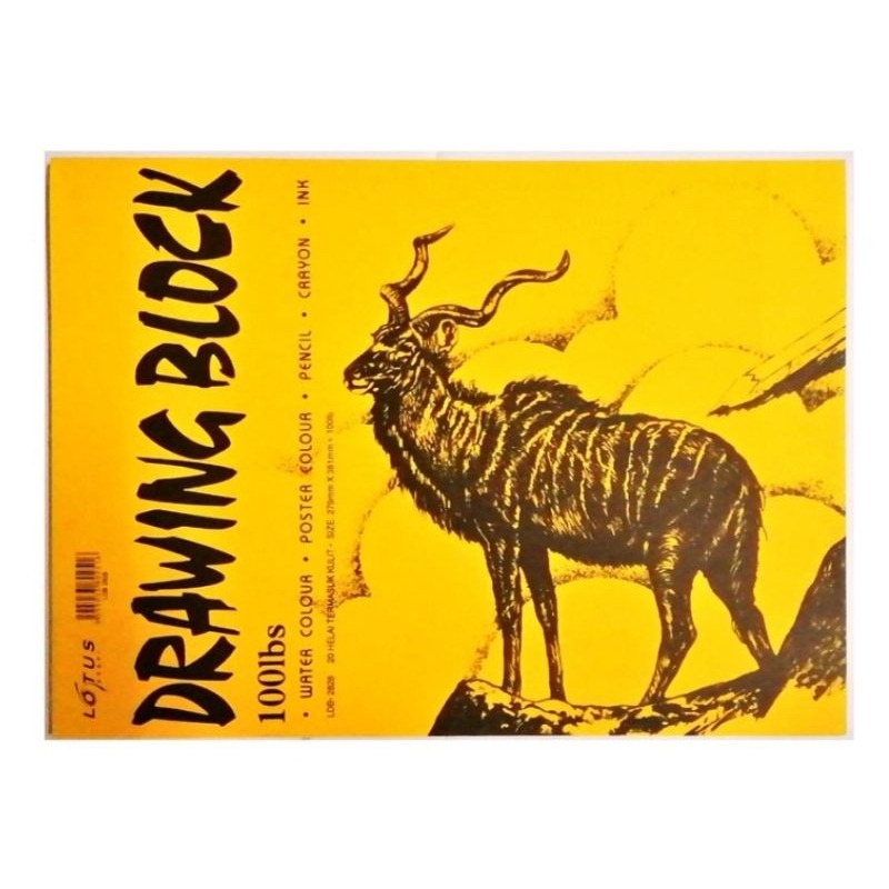 Lotus LDB 2828 100lbs Drawing Block 20's (10pcs) | Shopee Malaysia