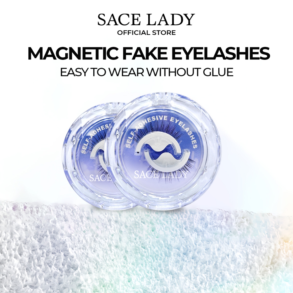 SACE LADY Reusable Thick Natural Fake Eyelashes | Shopee Malaysia