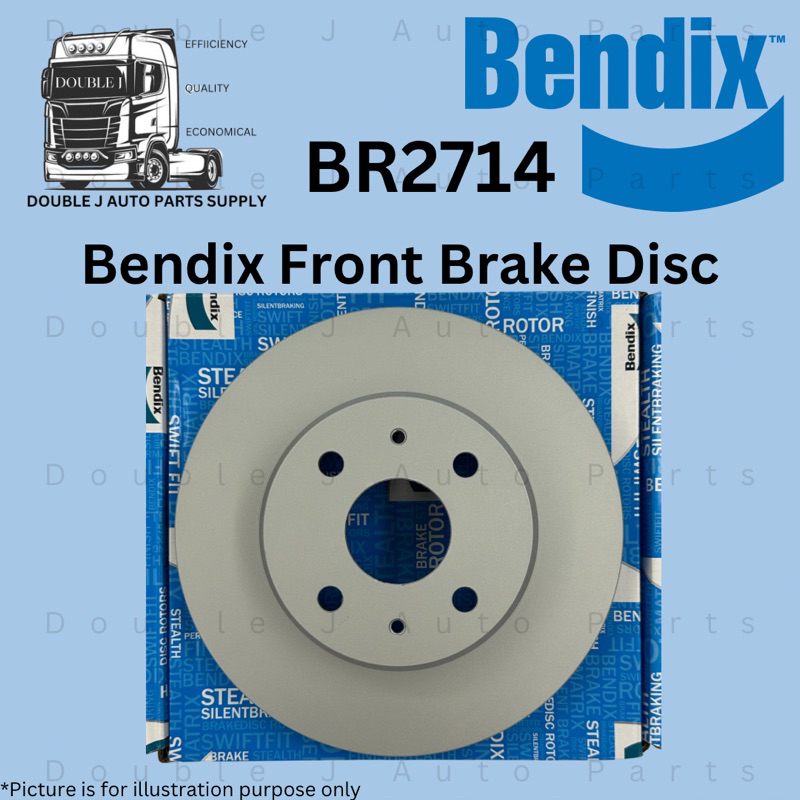 Genuine Bendix Front Brake Disc / Brek Disc Depan Toyota Hilux Vigo ...