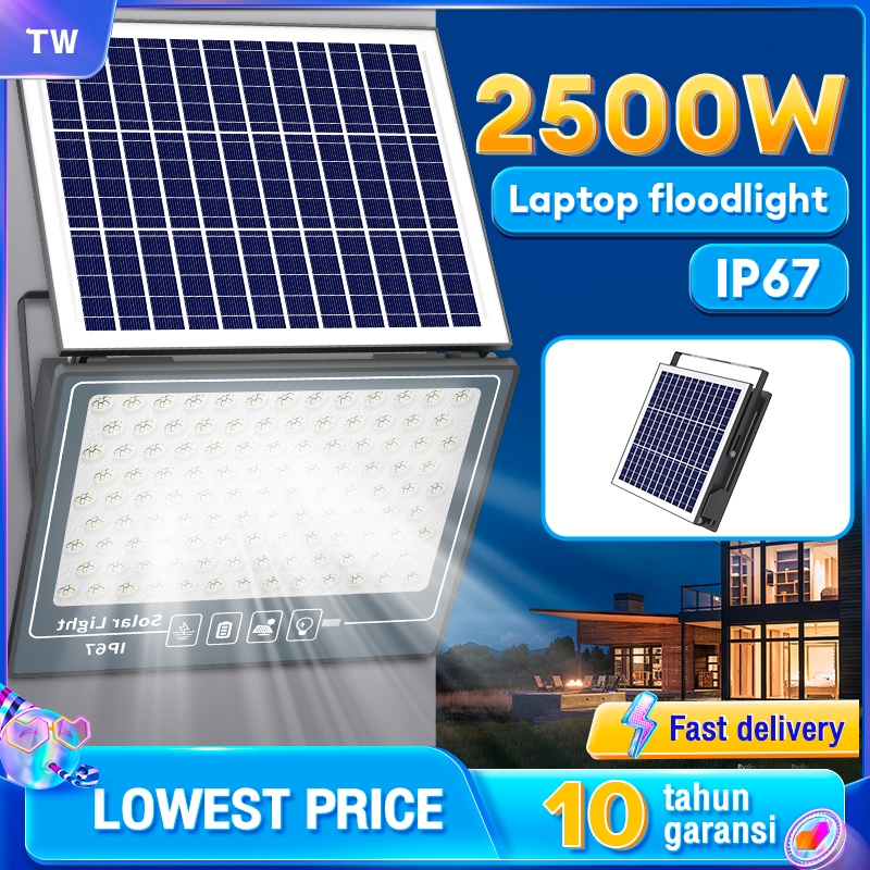 NEW 2024 Lampu Solar Light Outdoor Lighting 1200W IP67 Waterproof LED ...