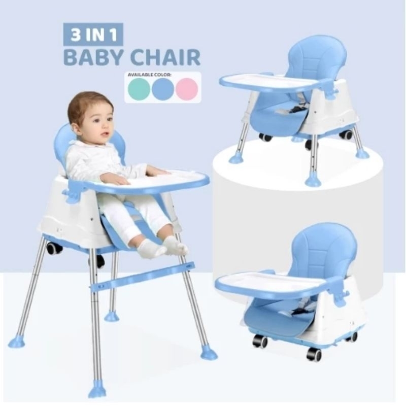 Ready Stock 🔥Kerusi Baby Chair Feeding With Safety Belt 3 in 1 ...