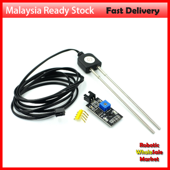 Soil Moisture Sensor and Soil Detector Module Soil Moisture Test Soil Humidity Test Corrosion Resistance Probe for Ardui